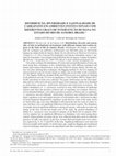 Distribuição, Diversidade e Sazonalidade De Carrapatos Em Ambientes Institucionais Com Diferentes Graus De Intervenção Humana No Estado Do Rio De Janeiro, Brasil Cover Page