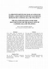 Research paper thumbnail of The sea exploitation over time. Documentatio oh the Roman site of Canezol (Illa de Ons, Bueu)