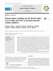 Research paper thumbnail of Pharmacophore modeling and 3D QSAR studies of aryl amine derivatives as potential lumazine synthase inhibitors