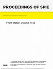 Research paper thumbnail of <title>Front Matter: Volume 7443</title>