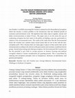 Research paper thumbnail of Politik Hukum Pemberantasan Korupsi Dalam Undang-Undang Cipta Kerja Sektor Lingkungan