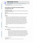 Research paper thumbnail of Glycan Markers as Potential Immunological Targets in Circulating Tumor Cells