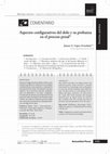 Research paper thumbnail of Aspectos configurativos del dolo y su probanza