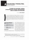 Research paper thumbnail of EL DELITO DE PARRICIDIO