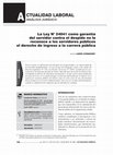 Research paper thumbnail of Laboral Analisis de la Ley No 24041