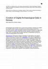 Curation of Digital Archaeological Data in Norway Cover Page