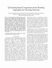 Research paper thumbnail of Q-learning based congestion-aware routing algorithm for on-chip network