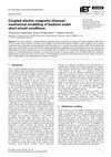 Coupled electric–magnetic–thermal–mechanical modelling of busbars under short-circuit conditions Cover Page