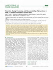 Retention during Processing and Bioaccessibility of β-Carotene in High β-Carotene Transgenic Cassava Root Cover Page