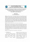 Research paper thumbnail of Eksplorasi Pembelajaran Tadabbur Alam Dalam Meningkatkan Kecerdasan Naturalis (Naturalistik Intellegence) Dan Kecerdasan Spiritual (Spiritual Intellegence) Siswa SMP Unismuh Makassar