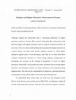 Research paper thumbnail of Religion and Higher Education Achievement in Europe