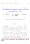 Research paper thumbnail of Calculating the movement of MRI coils, and minimizing their noise