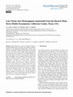 Research paper thumbnail of Late Viséan (late Mississippian) ammonoids from the Barnett Shale, Sierra Diablo Escarpment, Culberson County, Texas, USA