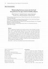 Relationship between serum zinc level and the preference for spicy foods in healthy subjects Cover Page