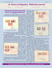 Research paper thumbnail of St Pierre & Miquelon Philatelic Journal 2012 v 18 n 1-3