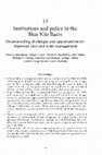 Research paper thumbnail of Institutions and policy in the Blue Nile Basin