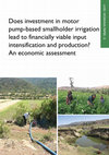 Research paper thumbnail of Does investment in motor pump-based smallholder irrigation lead to financially viable input intensification and production? An economic assessment