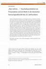 Research paper thumbnail of Household Production as Prosumption and as an Industry in Twenti-eth Century German Consumer Society