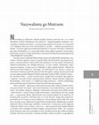 Research paper thumbnail of Nazywaliśmy go Mistrzem