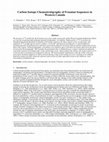 Research paper thumbnail of Carbon isotope chemostratigraphy of Frasnian sequences in Western Canada