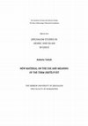 Research paper thumbnail of “New material on the use and meaning of the term Isrā’iliyyāt”, Jerusalem Studies in Arabic and Islam, “Studies in Honor of Ella Landau-Tasseron”, 50 (2021), 1-42