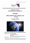 Research paper thumbnail of POL3282 World Orders Syllabus 2022-23 V1.