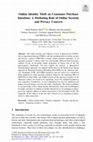 Online Identity Theft on Consumer Purchase Intention: A Mediating Role of Online Security and Privacy Concern Cover Page