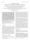 Research paper thumbnail of Identification of genes possibly related to storage root induction in sweetpotato