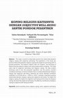 Koping religius kaitannya dengan subjective well-being santri pondok pesantren Cover Page