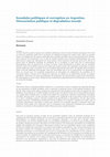 Research paper thumbnail of Scandales politiques et corruption en Argentine. Dénonciation publique et dégradation morale