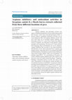 Arginase inhibitory and antioxidant activities in Syzygium cumini (L.) Skeels leaves extracts collected from three different locations of java Cover Page