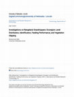 Research paper thumbnail of Investigations on rangeland grasshoppers: Ecoregion level distribution, identification, feeding performance, and vegetation clipping