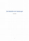 Die Medaillen der Habsburger Cover Page