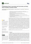 Research paper thumbnail of Carbohydrate Taste Is Associated with Food Intake and Body Mass in Healthy Australian Adults