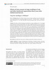 Research paper thumbnail of Effects of burn season on large seedlings of oak and other hardwood regeneration three years after shelterwood harvest