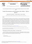 Research paper thumbnail of Gender Discrimination on the Romanian Labor Market – Myth or Reality?