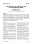 Research paper thumbnail of Testing Business Cycles Asymmetry in Central and Eastern European Countries