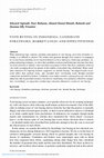 Research paper thumbnail of Vote Buying in Indonesia: Candidate Strategies, Market Logic and Effectiveness