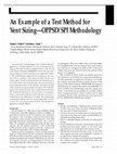 An example of a test method for vent sizing—OPPSD/SPI methodology Cover Page