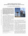 Research paper thumbnail of Optimal Oscillation Damping Control of cable-Suspended Aerial Manipulator with a Single IMU Sensor