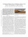 Research paper thumbnail of Asynchronous Behavior Trees with Memory aimed at Aerial Vehicles with Redundancy in Flight Controller