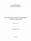 Research paper thumbnail of Uluslararası deniz hukuku mahkemesinin yapısı ve yargı yetkisi