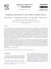 Research paper thumbnail of Weathering characteristics of arctic islands in northern Norway