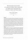 Research paper thumbnail of Revolucionarios que se aman en cuartos de hoteles: amor y revolución en 'Piedra de sol' de Octavio Paz y Canción en blanco de Álvaro García