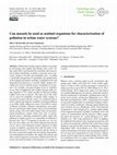 Research paper thumbnail of Can mussels be used as sentinel organisms for characterisation of pollution in urban water systems?