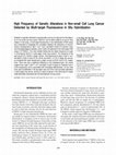 High frequency of genetic alterations in non-small cell lung cancer detected by multi-target fluorescence in situ hybridization Cover Page