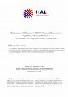 Research paper thumbnail of Estimation of Clustered MIMO Channel Parameters exploiting Channel Statistics