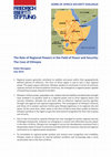 The Role of Regional Powers in the Field of Peace and Security : The Case of Ethiopia Cover Page