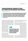 Research paper thumbnail of Transformacja energetyczna. Od teorii do polskiego przykładu