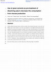 Research paper thumbnail of Use of green solvents as pre-treatment of dissolving pulp to decrease CS2 consumption from viscose production